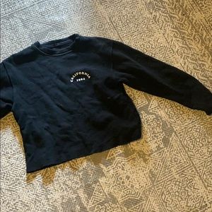 JGault/Brandy Melville crop sweatshirt